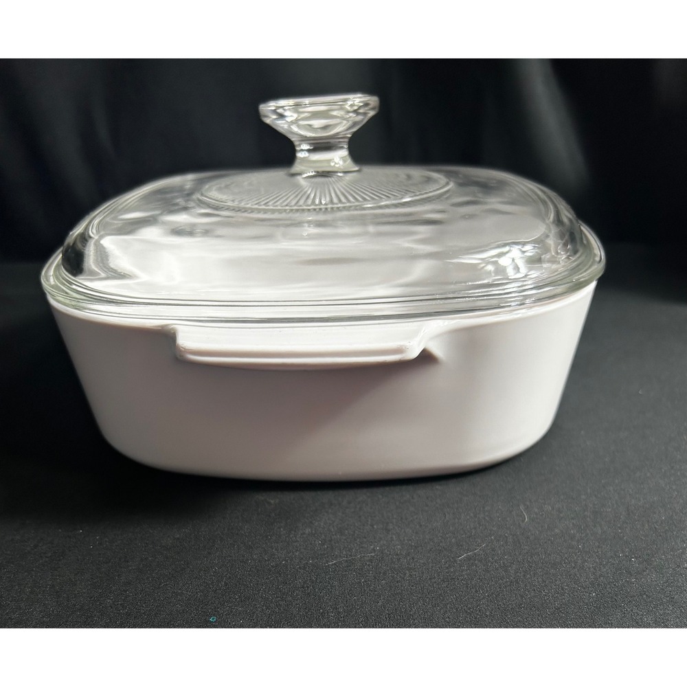 Corning Ware Pastel Bouquet A-2-B 2L Casserole Dish with Glass Lid Made in USA - Picture 6 of 12